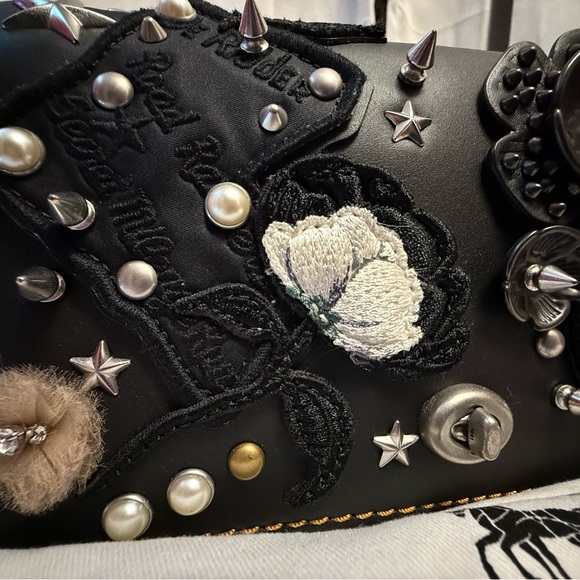 Elvis Presley Black Double Dinky Coach bag - Picture 8 of 15